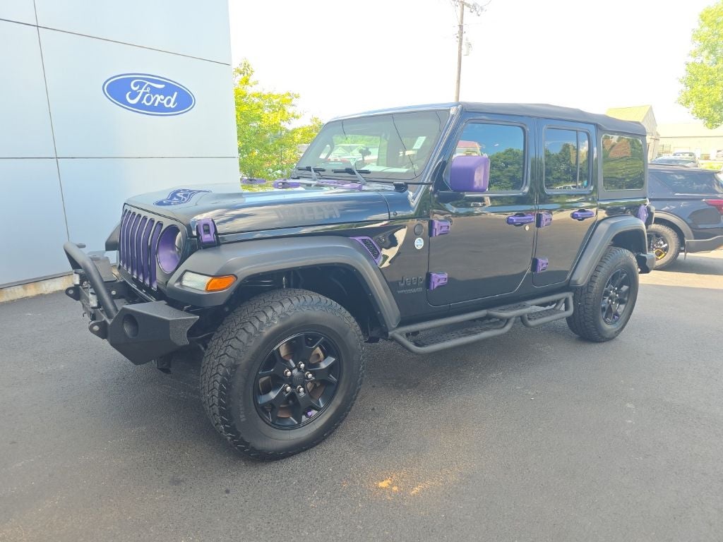2020 Jeep Wrangler — side profile view