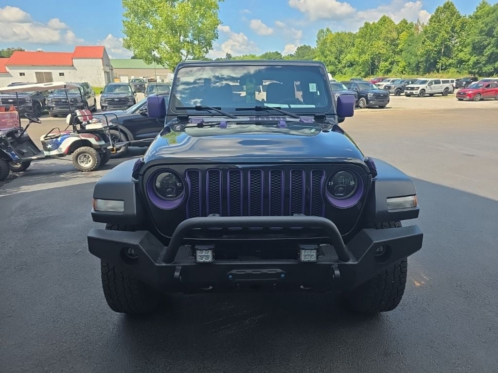 2020 Jeep Wrangler — rear three-quarter view
