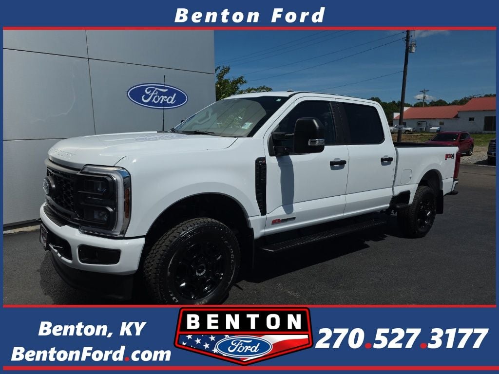 2026 Ford F-250SD XL in Oxford White — front three-quarter view