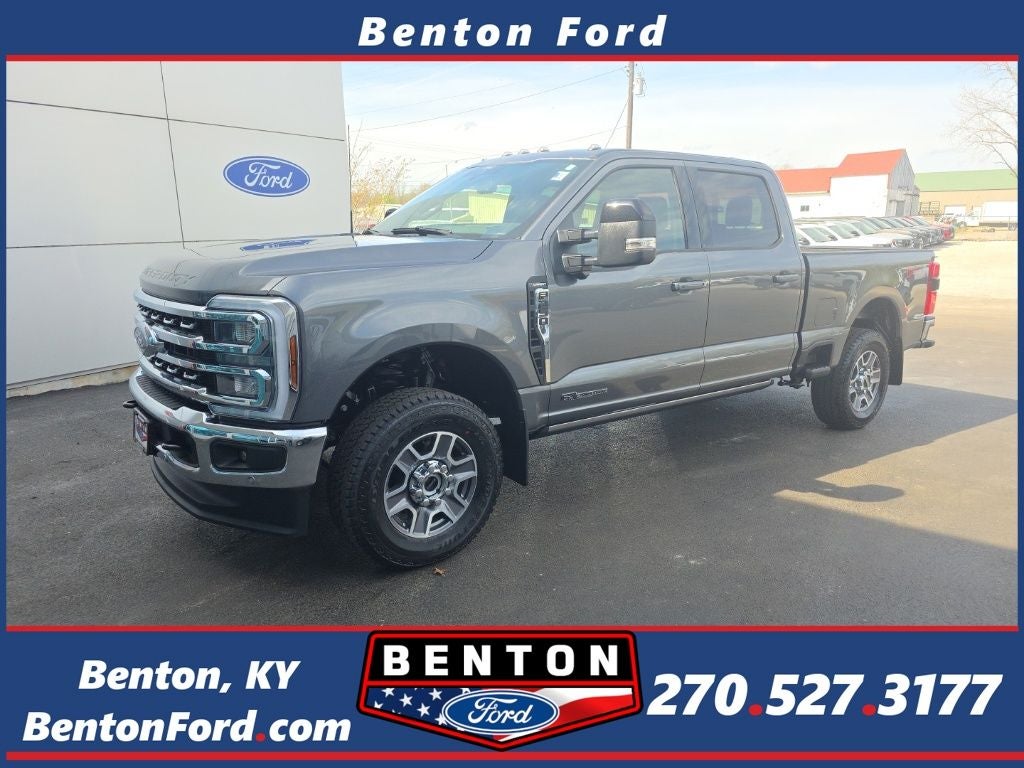 2026 Ford F-250SD Lariat in Carbonized Gray Metallic — front three-quarter view