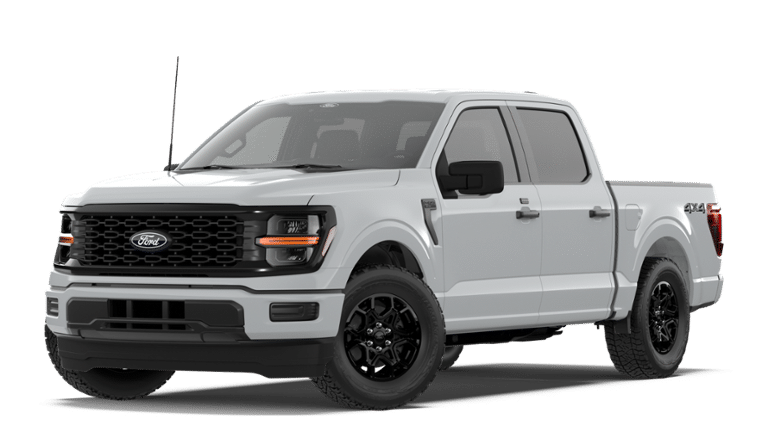 2026 Ford F-150 STX in Avalanche — front three-quarter view