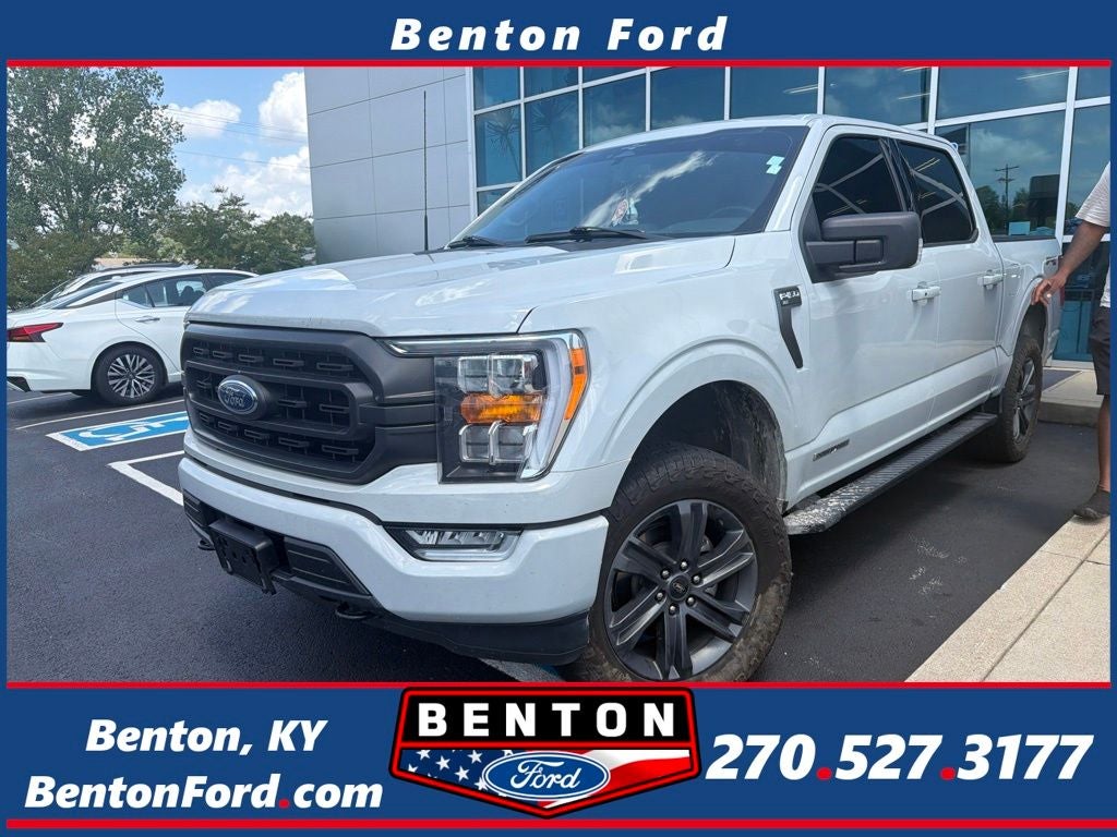 2023 Ford F-150 XLT in Avalanche — front three-quarter view