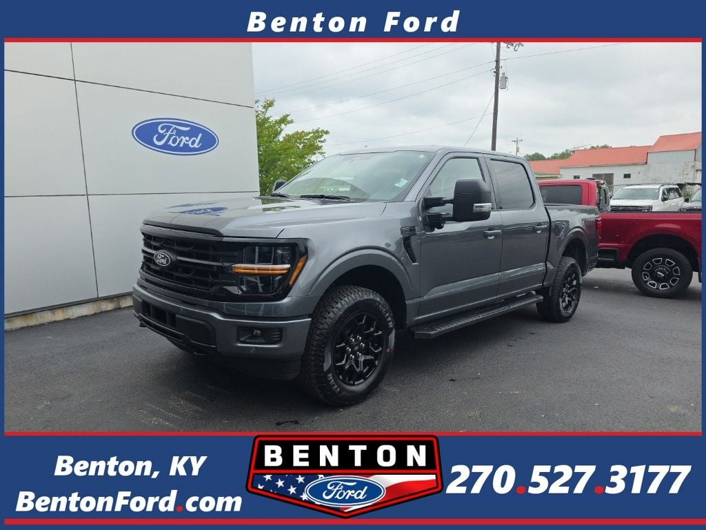 2026 Ford F-150 XLT in Carbonized Gray Metallic — front three-quarter view