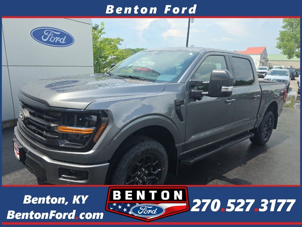 2026 Ford F-150 XLT in Carbonized Gray Metallic — front three-quarter view