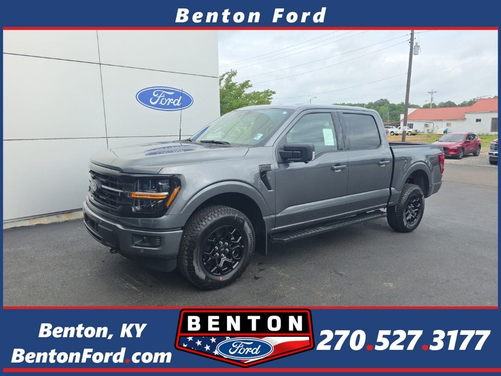 2026 Ford F-150 XLT in Carbonized Gray Metallic — front three-quarter view