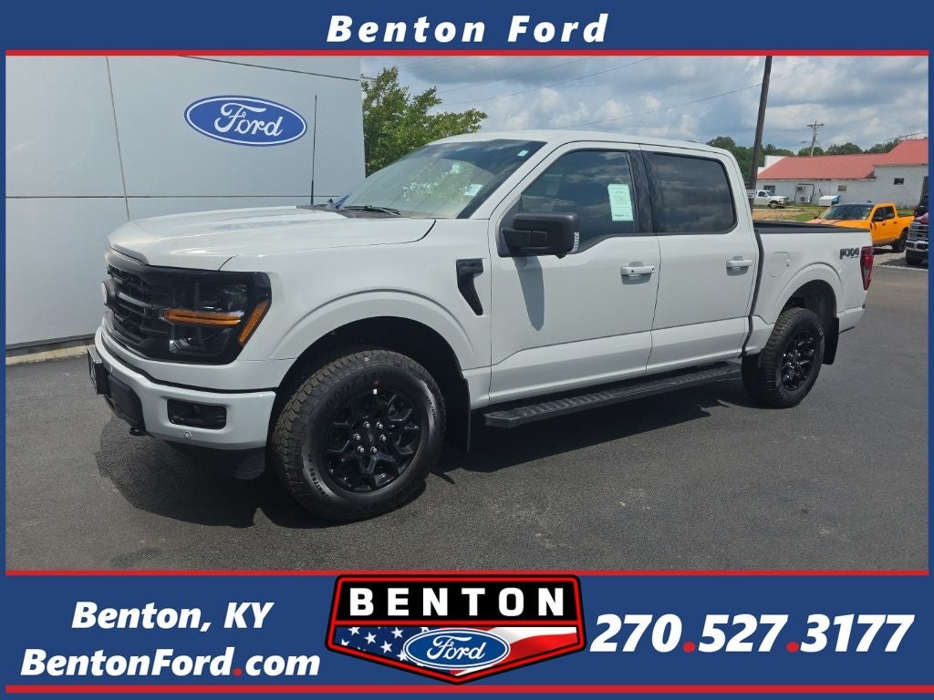 2026 Ford F-150 XLT in Avalanche — front three-quarter view