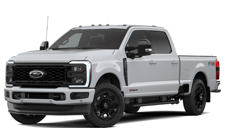 2026 Ford Super Duty F-250 Lariat in Avalanche — front three-quarter view
