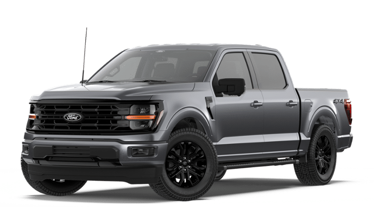 2026 Ford F-150 XLT in Carbonized Gray Metallic — front three-quarter view